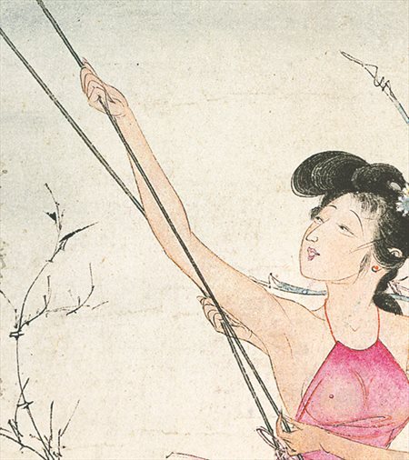 红桥-胡也佛的仕女画和最知名的金瓶梅秘戏图